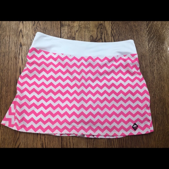AdEdge Tennis Skirt Chevron Pink - Picture 2 of 8